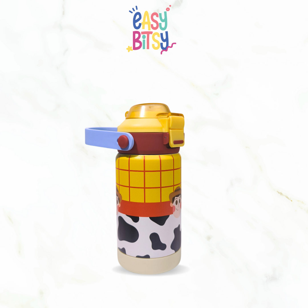 Easy Bitsy Lego Tumbler Straw Colorful Hot and Cold 350-530ML/12-18OZ | Stainless Steel Bottle with Flip Lid Nobrand