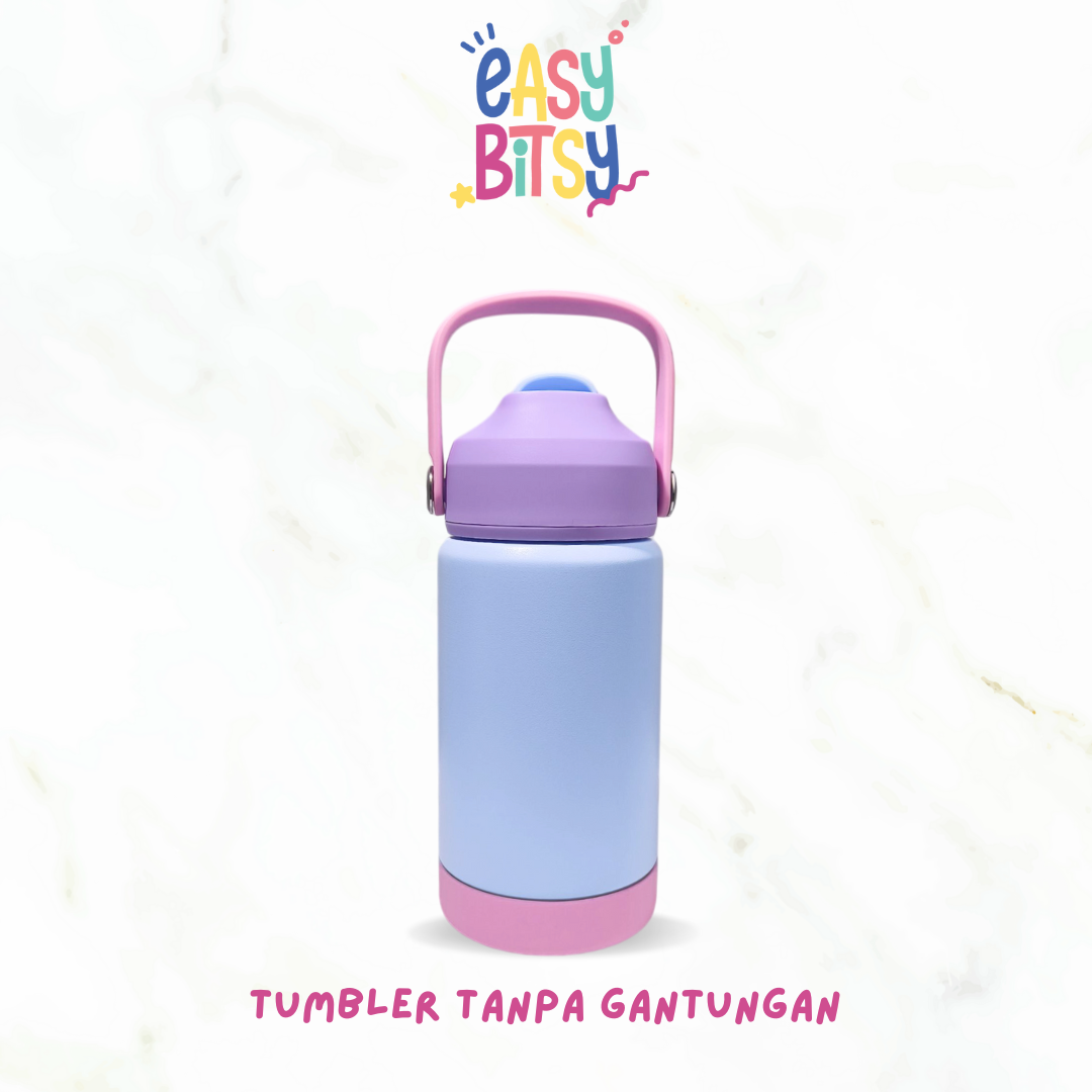 Easy Bitsy Lego Tumbler Straw Colorful Hot and Cold 350-530ML/12-18OZ | Stainless Steel Bottle with Flip Lid Nobrand