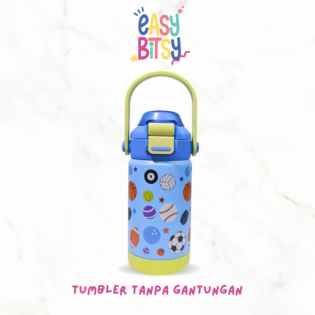 Easy Bitsy Lego Tumbler Straw Colorful Hot and Cold 350-530ML/12-18OZ | Stainless Steel Bottle with Flip Lid Nobrand
