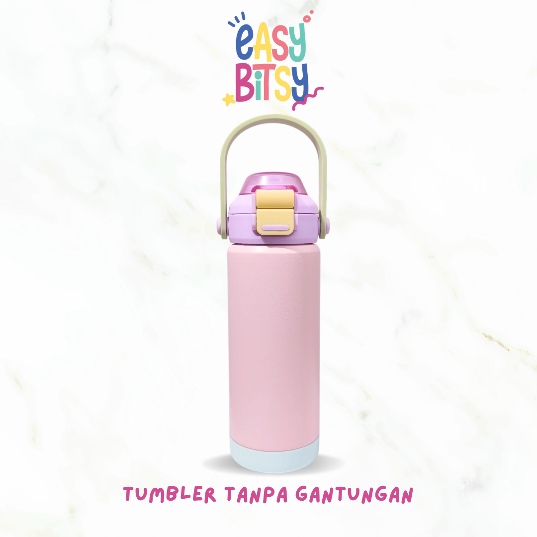 Easy Bitsy Lego Tumbler Straw Colorful Hot and Cold 350-530ML/12-18OZ | Stainless Steel Bottle with Flip Lid Nobrand