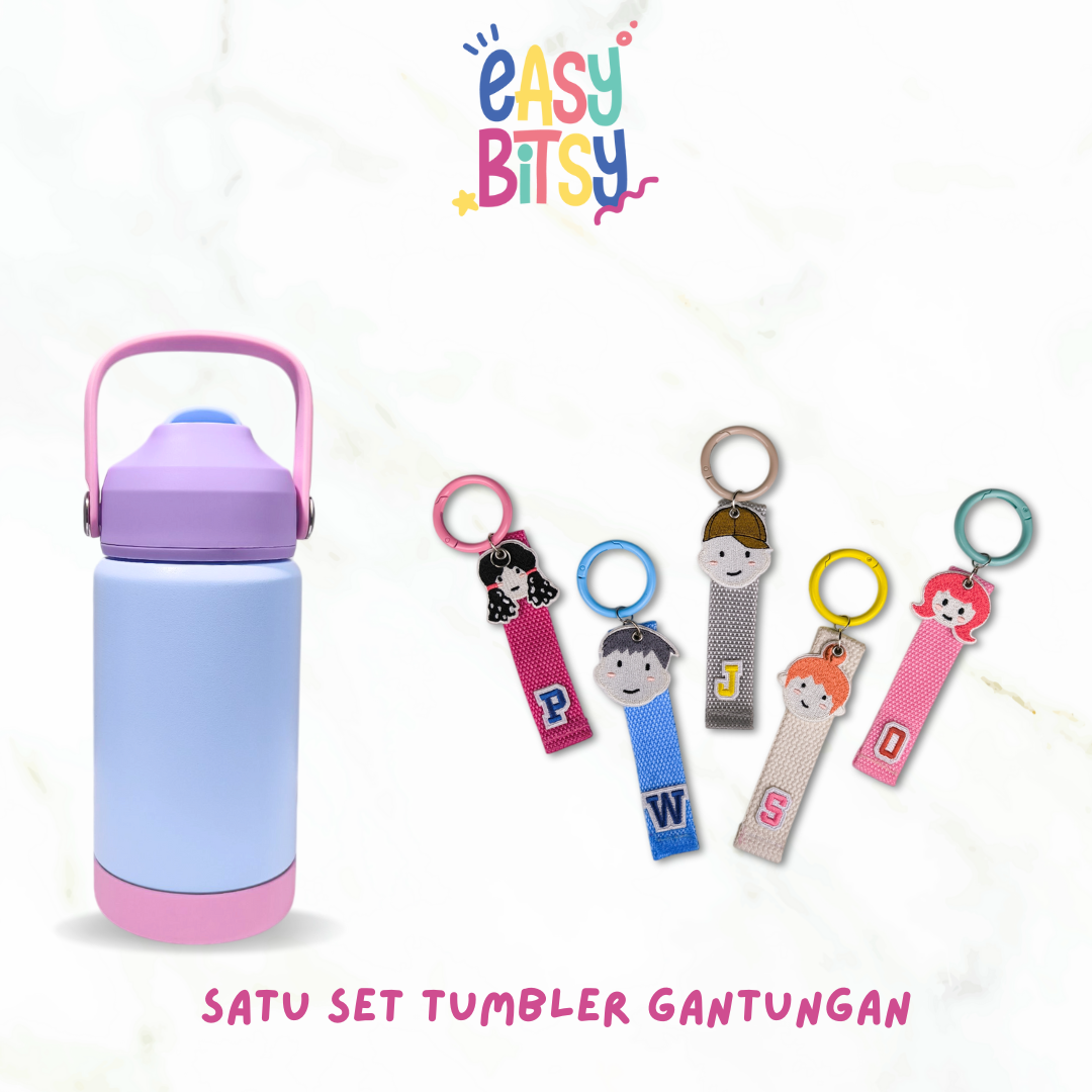 Easy Bitsy Lego Tumbler Straw Colorful Hot and Cold 350-530ML/12-18OZ | Stainless Steel Bottle with Flip Lid Nobrand