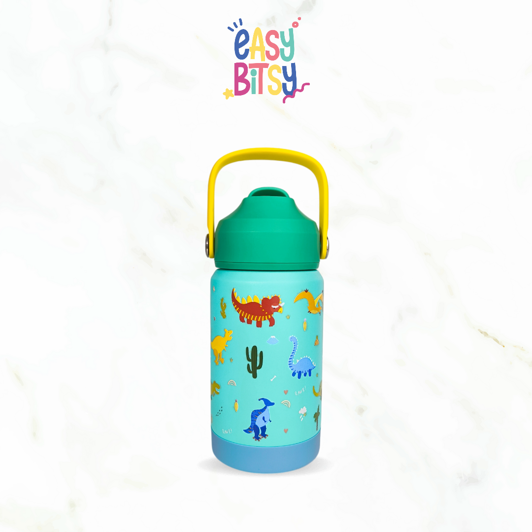 Easy Bitsy Lego Tumbler Straw Colorful Hot and Cold 350-530ML/12-18OZ | Stainless Steel Bottle with Flip Lid Nobrand