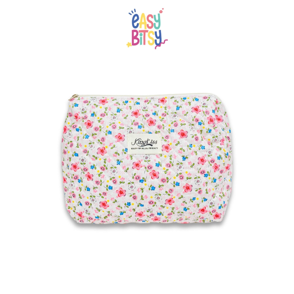 Easy Bitsy Pouch Korea Tempat kosmetik Make up Perlatan tulis - Fairytopia Tidak ada merek