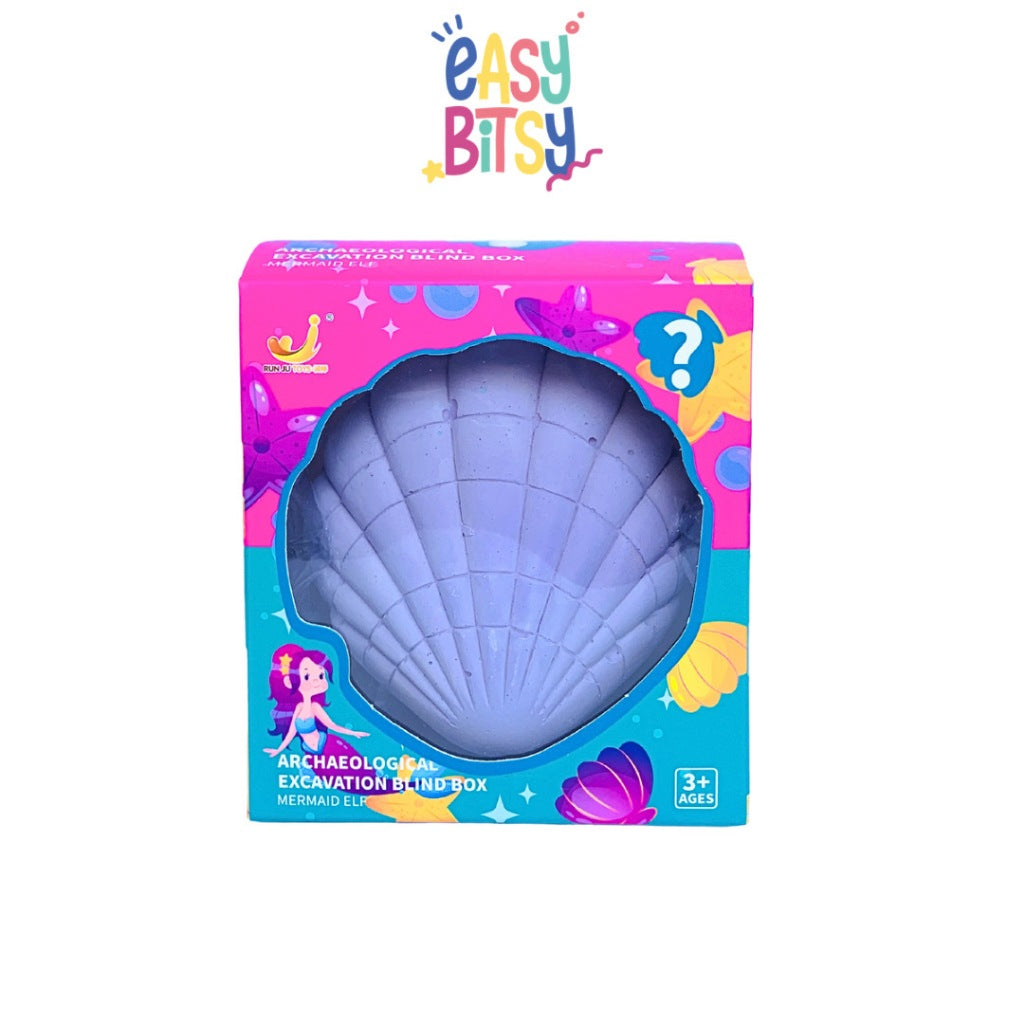 Easybitsy Mainan Toy Dig It Up Anak Perempuan Laki-Laki PAUD-TK Bintang Laut, Kerang, Love, Rocket