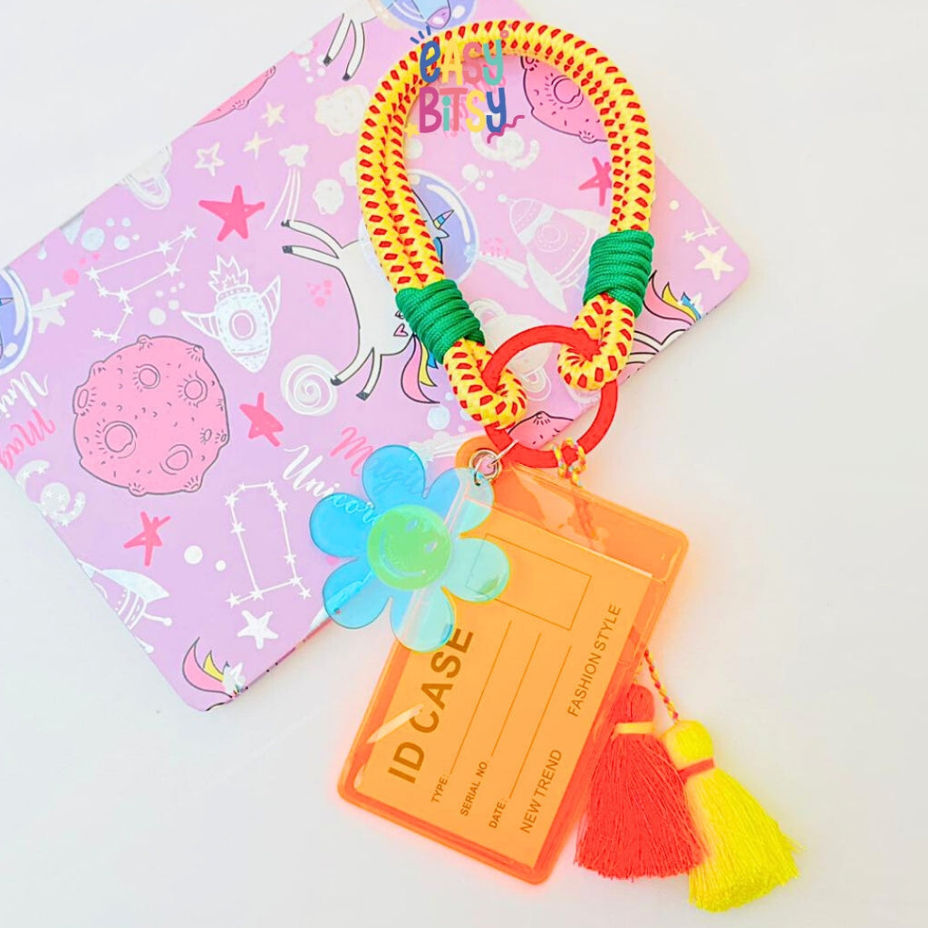 Easy Bitsy Keychain Lanyard Korea Name Tag ID - Louis Card Bag Tidak ada merek