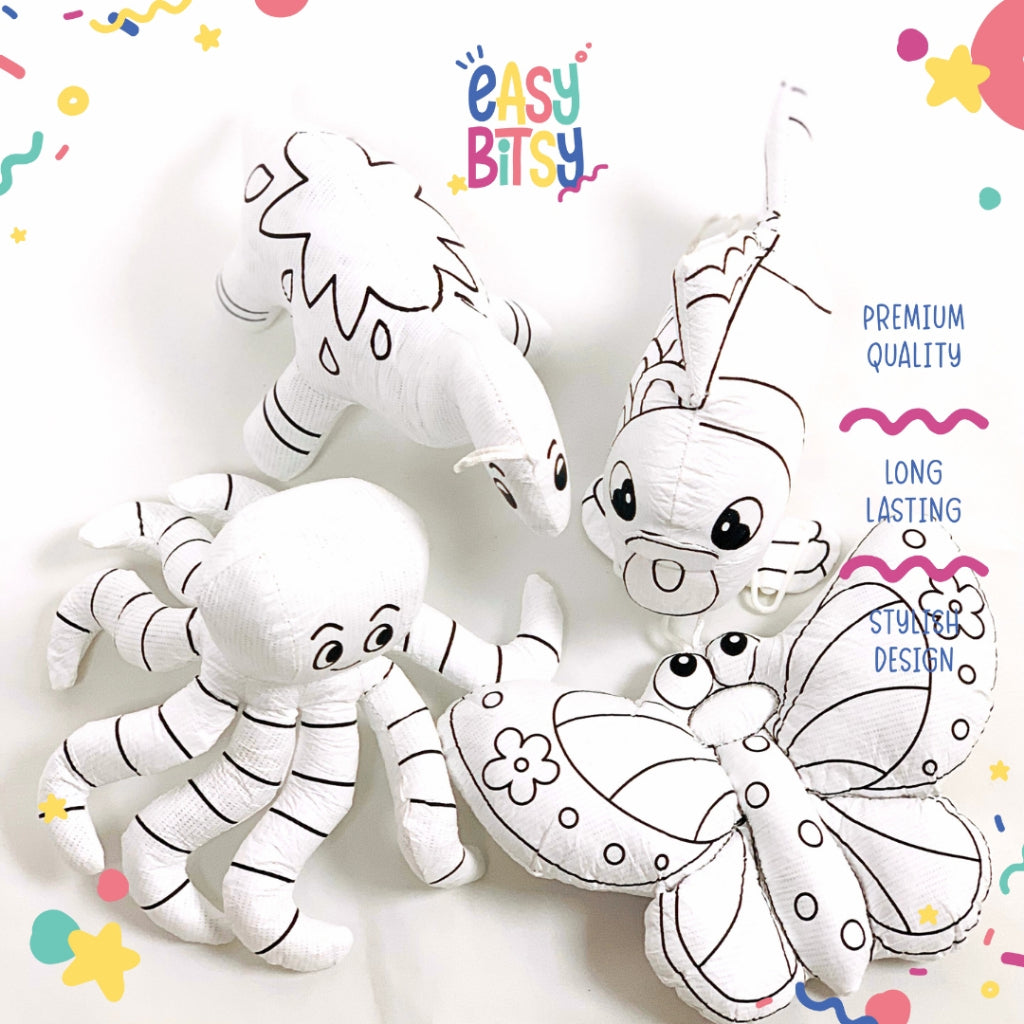 Easy Bitsy Coloring DIY Mewarnai Anak Perempuan Laki-Laki PAUD-SD – Mainan Edukasi Anak Tidak ada merek