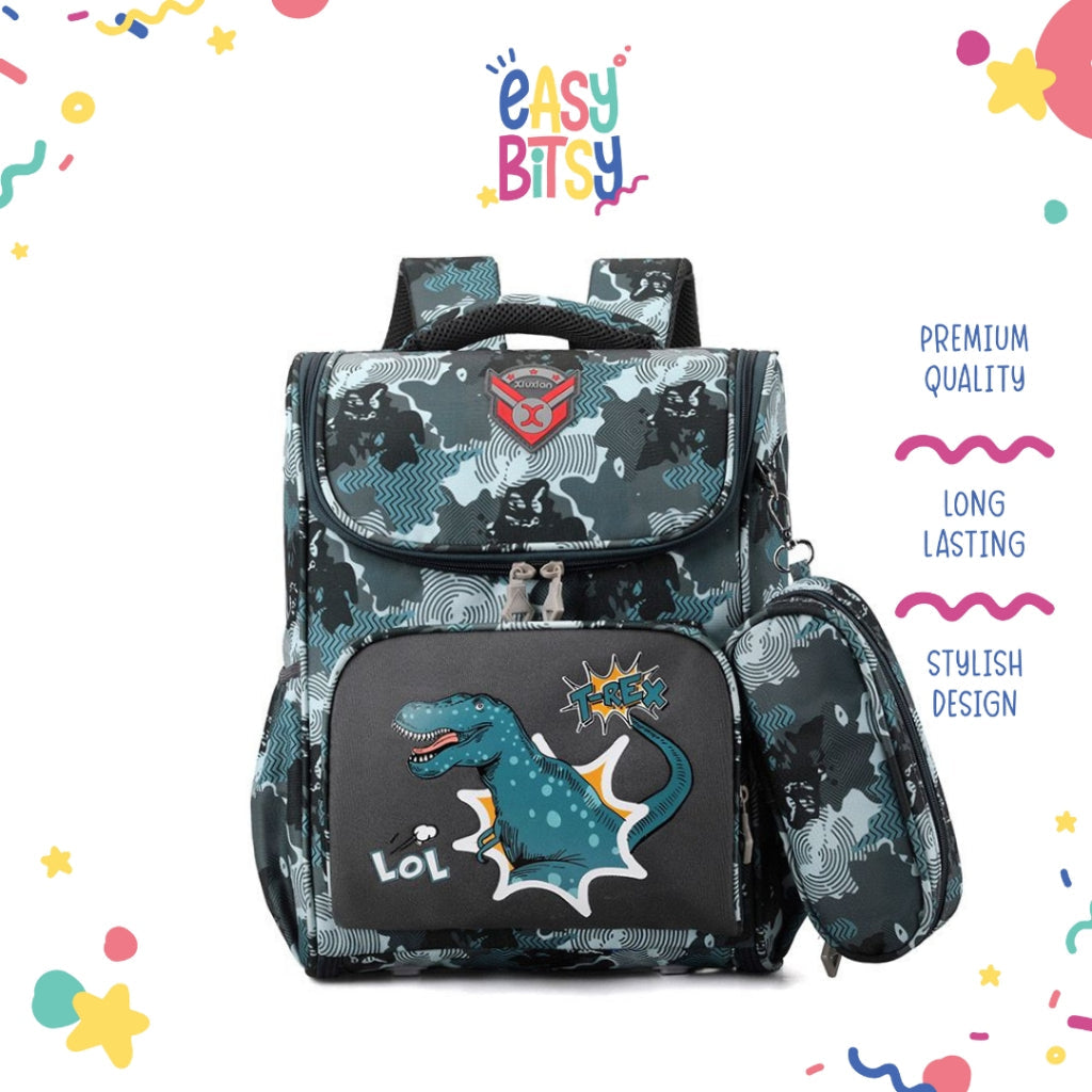 Easy Bitsy Tas Ransel Anak Laki - Laki Militer Series Tidak ada merek