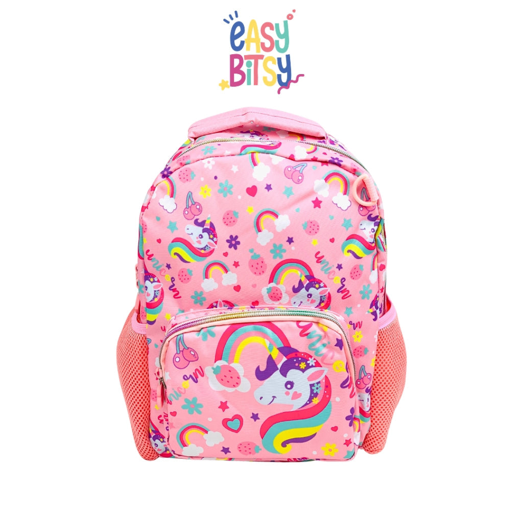 Easybitsy Tas Ransel Backpack Sekolah Anak Perempuan PAUD-TK Mermaid, Unicorn, Cat - Russel Tidak ada merek