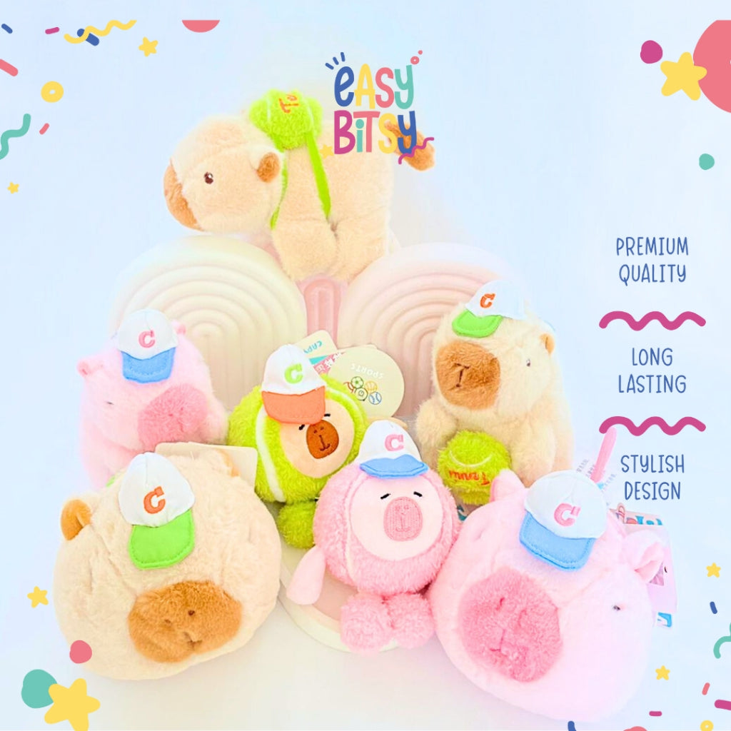 Easy Bitsy Keychain Gantungan Karakter Capy Bara - Original Capybara