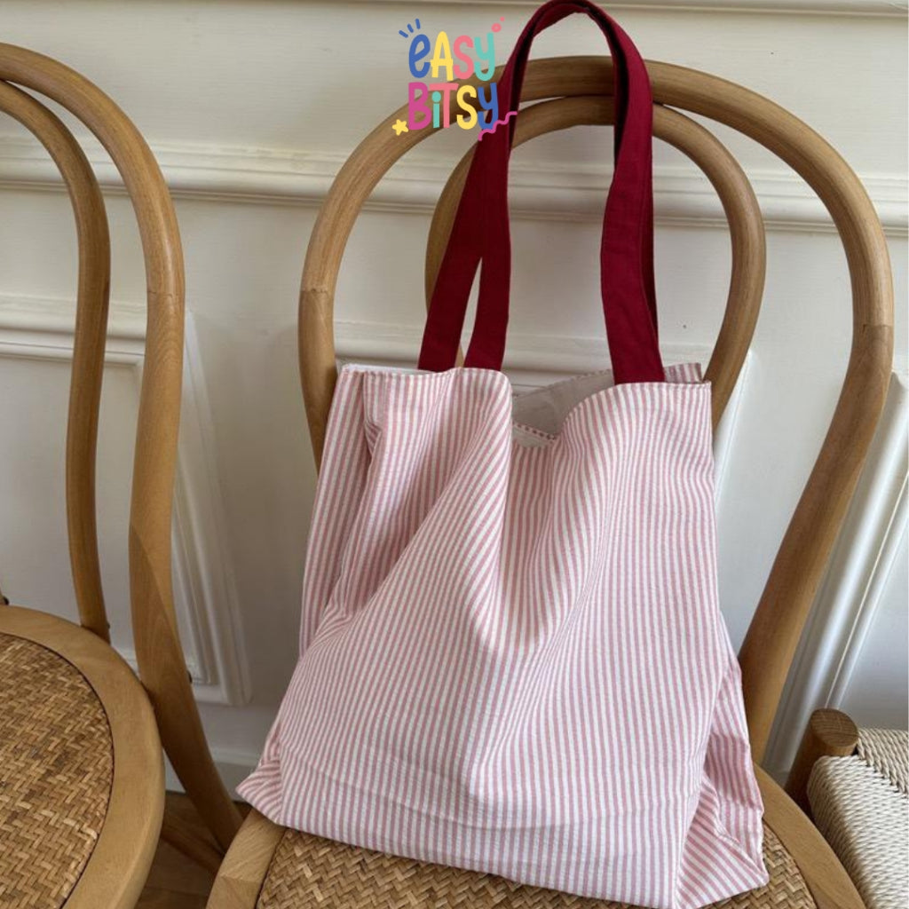Easy Bitsy Tas Tote Bag Kotak - kotak Tidak ada merek