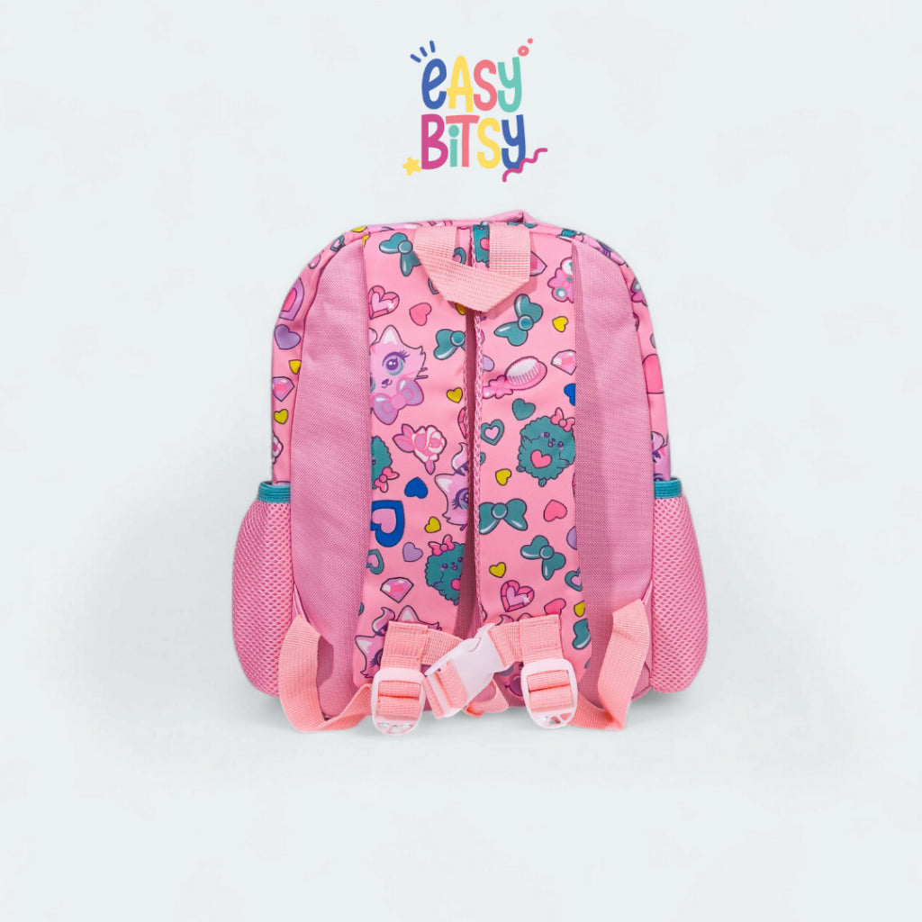 Easy Bitsy Tas Ransel Backpack Anak Laki-Laki Perempuan TK-SD Astronot, Transportasi, Dino, Cat, Butterfly, Unicorn - Kai Tidak ada merek