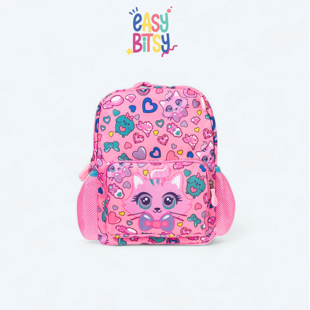 Easy Bitsy Tas Ransel Backpack Anak Laki-Laki Perempuan TK-SD Astronot, Transportasi, Dino, Cat, Butterfly, Unicorn - Kai Tidak ada merek