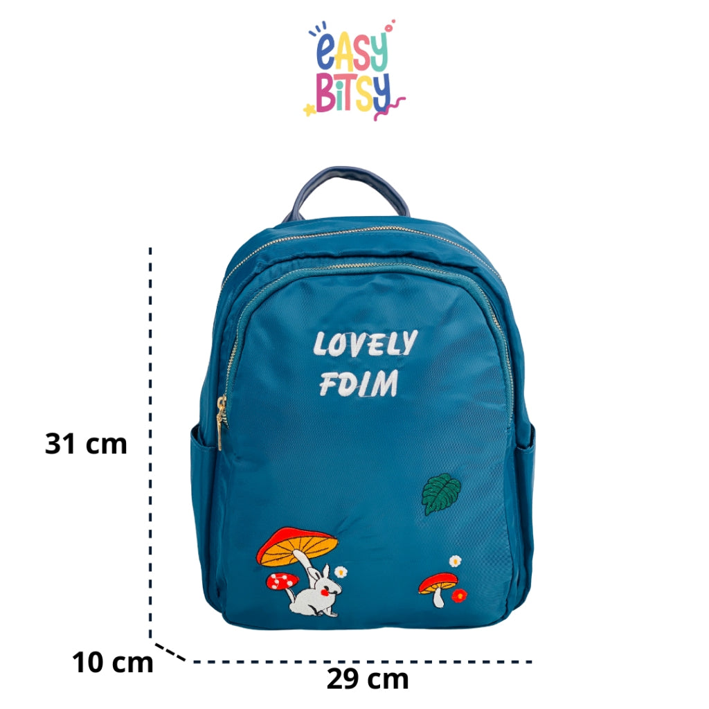 Easybitsy Tas Ransel Wanita Backpack 2 Resleting - FDIM Tidak ada merek