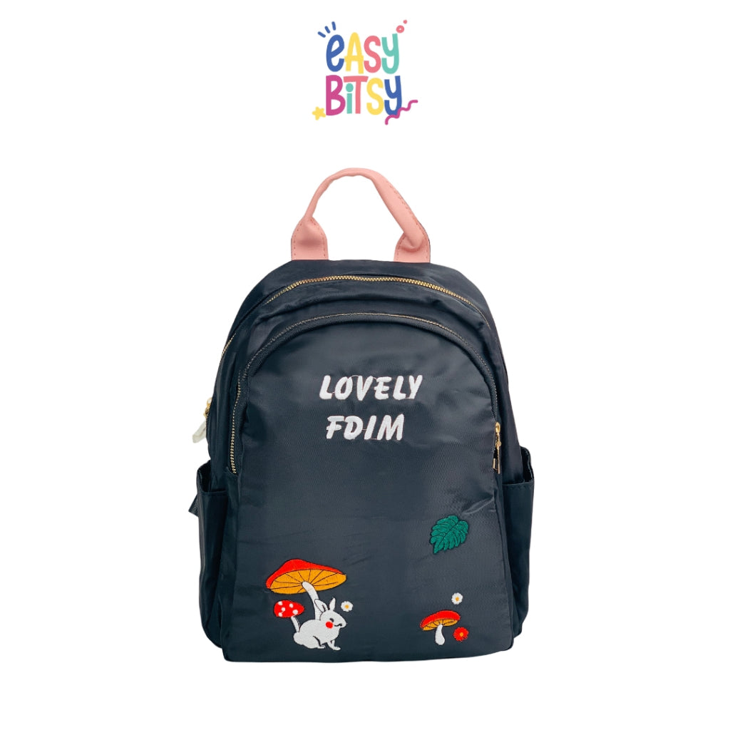 Easybitsy Tas Ransel Wanita Backpack 2 Resleting - FDIM Tidak ada merek