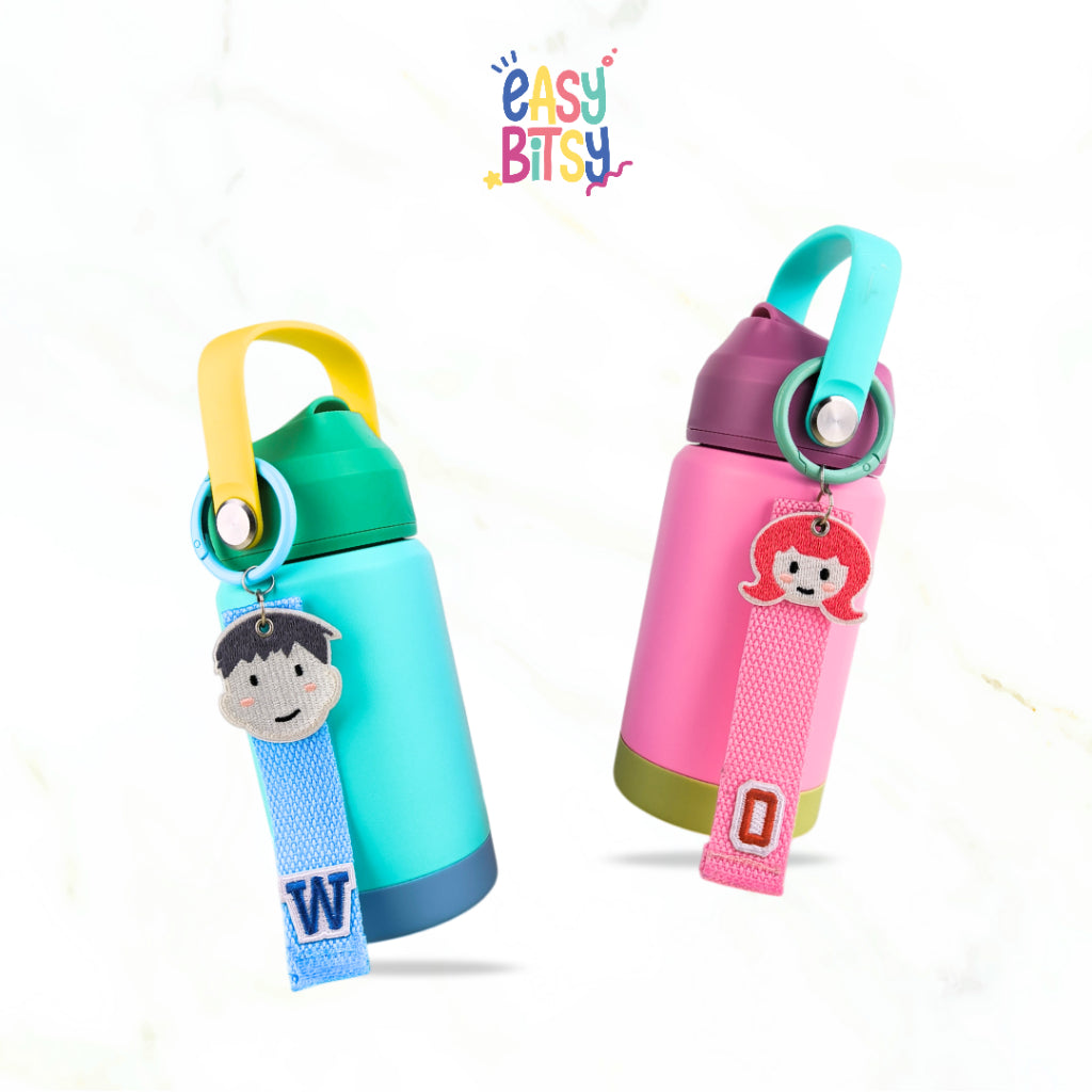 Easy Bitsy Lego Tumbler Straw Colorful Hot and Cold 350-530ML/12-18OZ | Stainless Steel Bottle with Flip Lid Nobrand