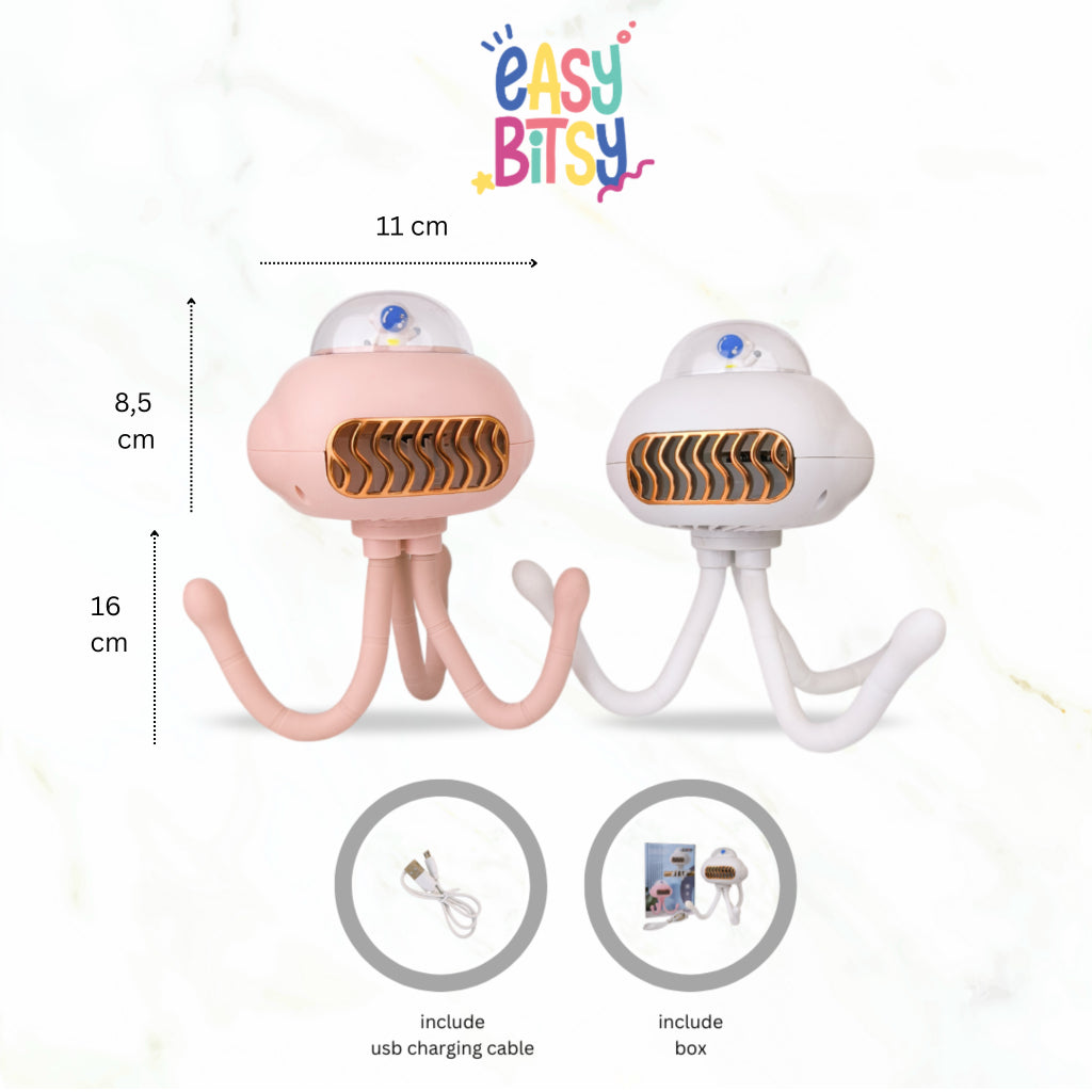Easybitsy Kipas Angin | Fan Characters | Portable USB Nobrand