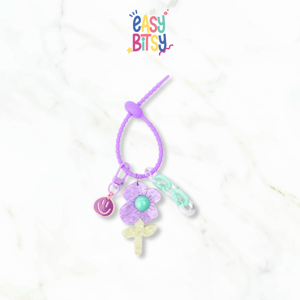 Easybitsy Gantungan Kunci Bag Charm Sun Flower Tidak ada merek
