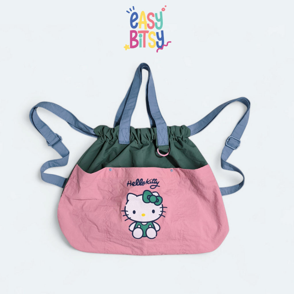 Easy Bitsy Tas Ransel Backpack Karakter Hello Kitty Kuromi x Sanrio Series - Gyoza Tidak ada merek