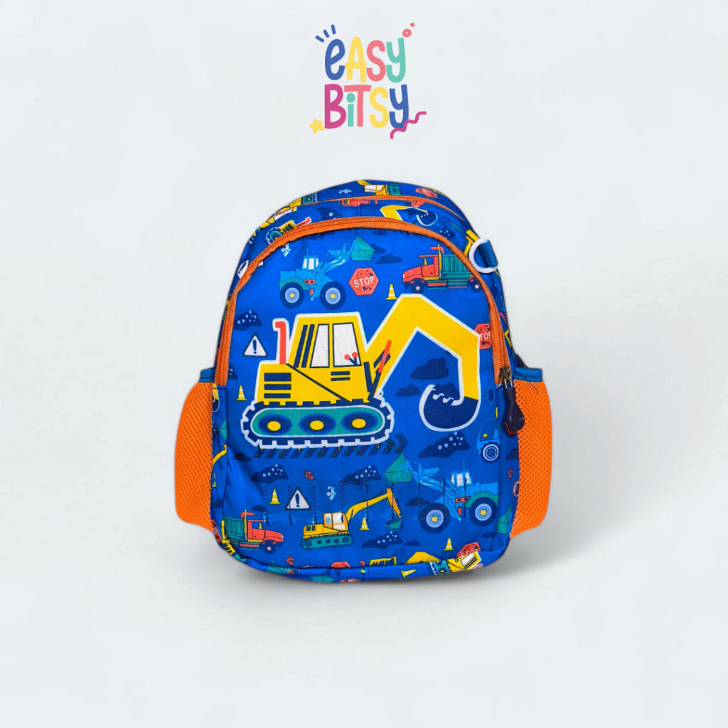 Easy Bitsy Tas Ransel Backpack Anak Laki-Laki Perempuan TK-SD Astronot, Transportasi, Dino Cat, Butterfly, Unicorn - Ola Tidak ada merek