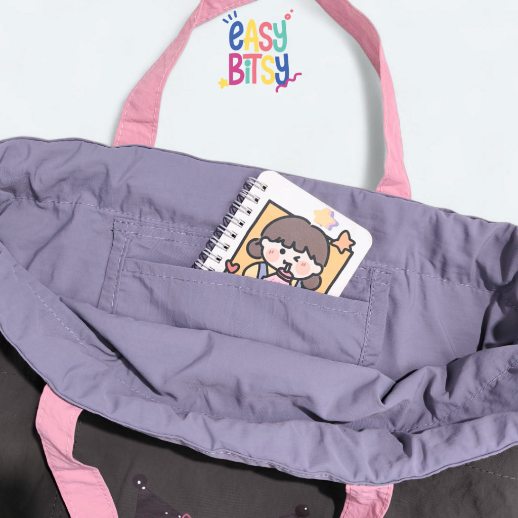 Easy Bitsy Tas Ransel Backpack Karakter Hello Kitty  Kuromi x Sanrio Series - Gyoza Tidak ada merek
