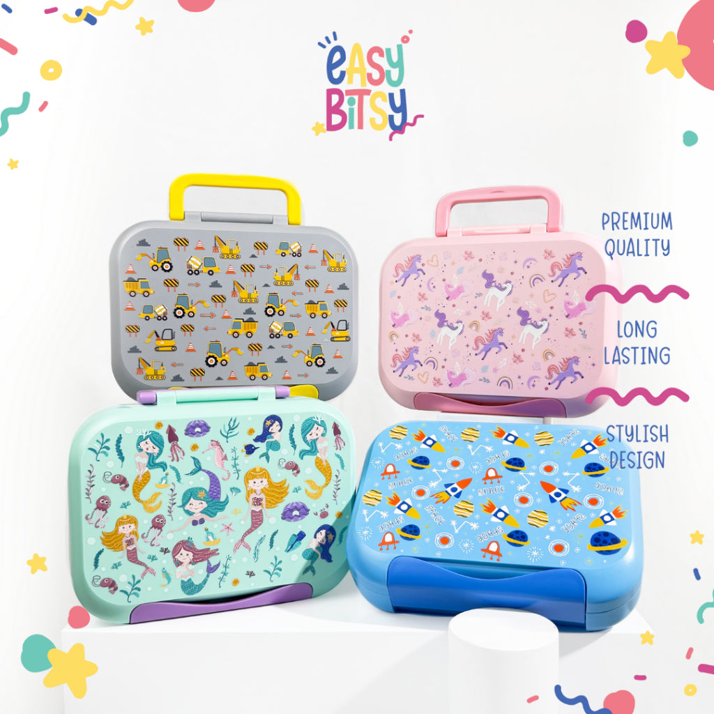 Easybitsy Kotak Bekal Lunch Box Tempat Makan PP Anak Laki-Laki Perempuan - Kaido Tidak ada merek