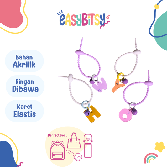 7 Gantungan Kunci Nama Lucu untuk Tas Anak Easy Bitsy Official Store
