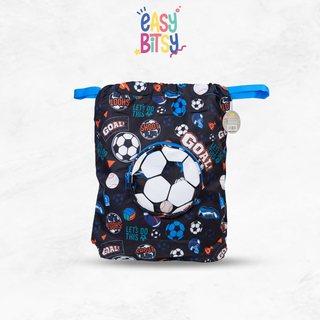 Easybitsy Tas Ransel Serut Renang TK-Remaja Anak Laki-Laki Perempuan Shark, Dino, Mermaid, Unicorn - Tilly Tidak ada merek