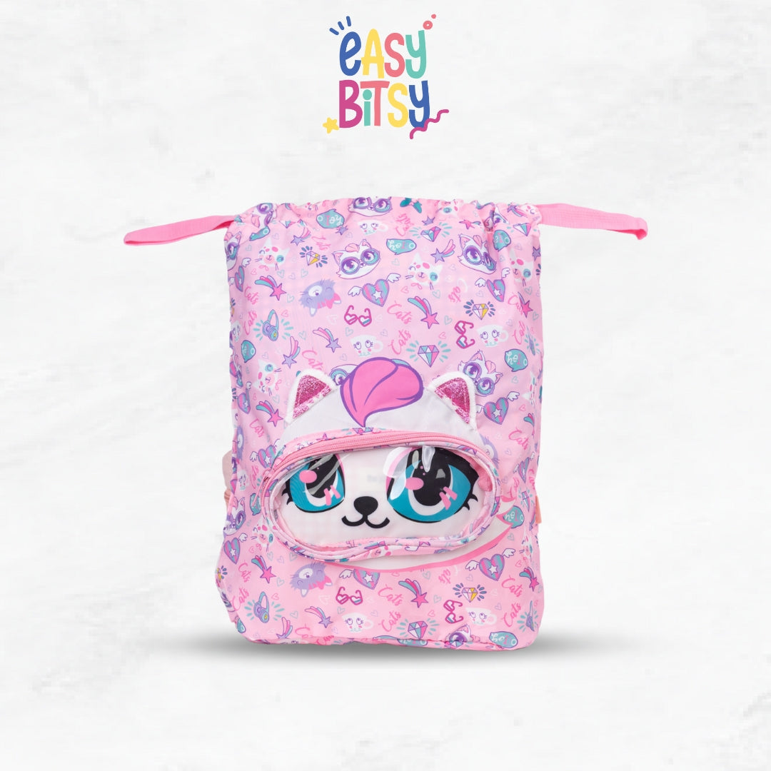 Easybitsy Tas Ransel Serut Renang TK-Remaja Anak Laki-Laki Perempuan Shark, Dino, Mermaid, Unicorn - Tilly Tidak ada merek