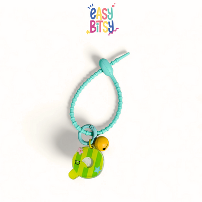 Easy Bitsy Keychain Alphabet Akrilik Nama Keren Tidak ada merek