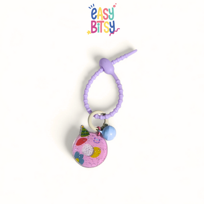 Easy Bitsy Keychain Alphabet Akrilik Nama Keren Tidak ada merek