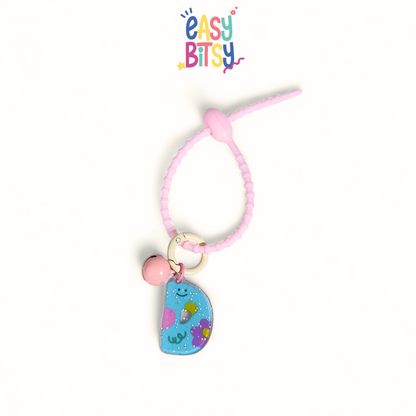 Easy Bitsy Keychain Alphabet Akrilik Nama Keren Tidak ada merek