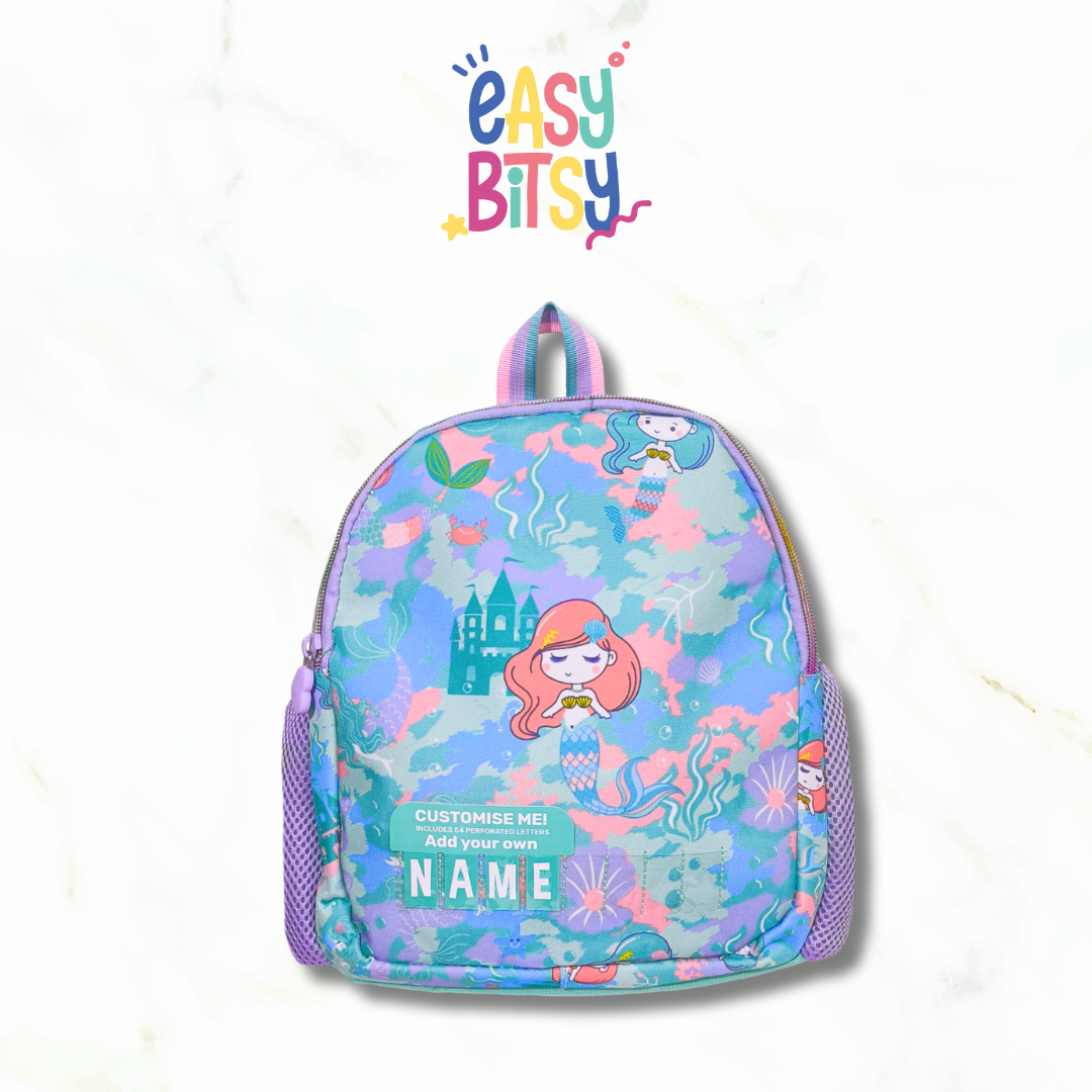 Easybitsy Tas Ransel Backpack Sekolah Anak Laki-Laki Perempuan PAUD TK Mermaid, Soccer - Hopps Tidak ada merek