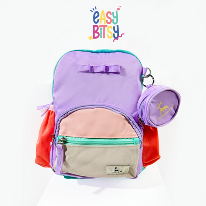 Easybitsy Tas Ransel Backpack Sekolah Flintstone Kecil Anak Laki-Laki Perempuan PAUD-TK - Colorful Tidak ada merek