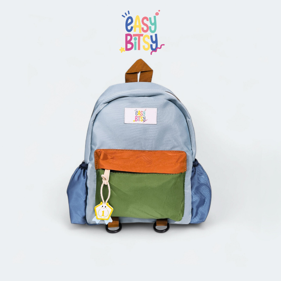 Easybitsy Tas Ransel Backpack Sekolah Flintstone Kecil Anak Laki-Laki Perempuan PAUD-TK - Colorful Tidak ada merek