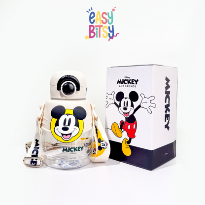 Easy Bitsy Botol Minum Water Bottle 700ML/750 ML  Sanrio Disney Characters BPA FREE - Suna Tidak ada merek