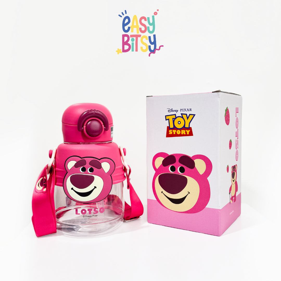 Easy Bitsy Botol Minum Water Bottle 700ML/750 ML  Sanrio Disney Characters BPA FREE - Suna Tidak ada merek