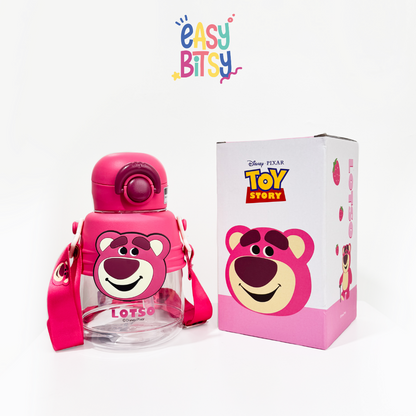 Easy Bitsy Botol Minum Water Bottle 700ML/750 ML  Sanrio Disney Characters BPA FREE - Suna Tidak ada merek