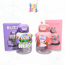 Easy Bitsy Botol Minum Water Bottle 700ML/750 ML  Sanrio Disney Characters BPA FREE - Suna Tidak ada merek