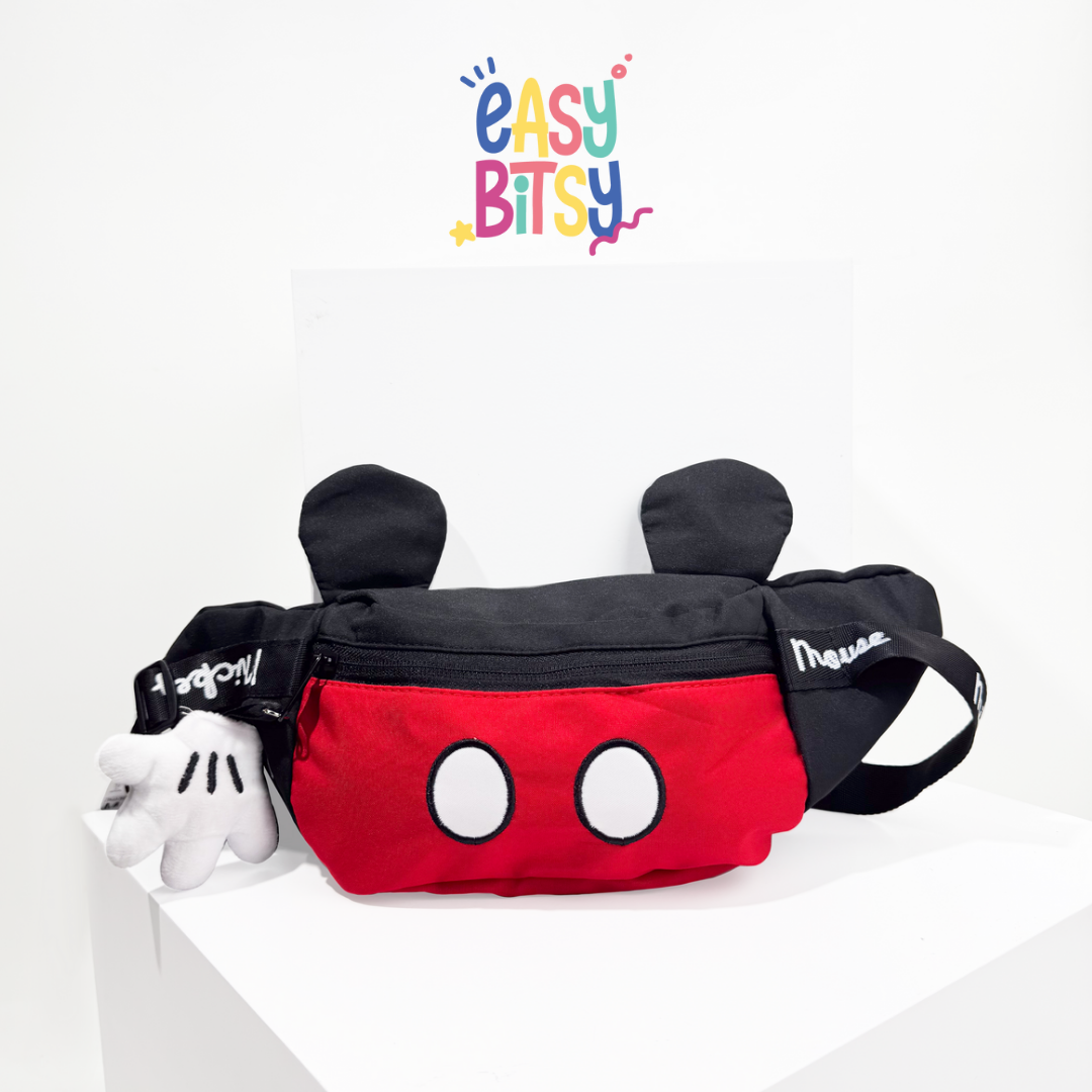 Easybitsy Tas Pinggang Waistbag Perempuan PAUD-TK Premium Mickey Mouse - ZR Tidak ada merek