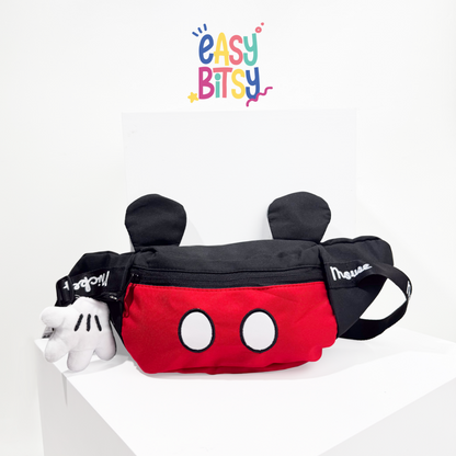 Easybitsy Tas Pinggang Waistbag Perempuan PAUD-TK Premium Mickey Mouse - ZR Tidak ada merek