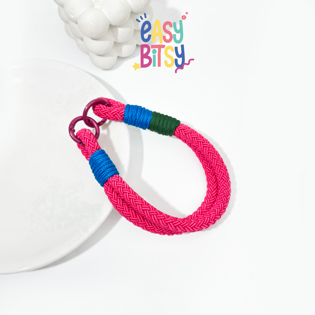 Easy Bitsy Phone String | Gantungan Handphone | Korean Phone String | Strap Tali HP Lanyard - Lila Tidak ada merek