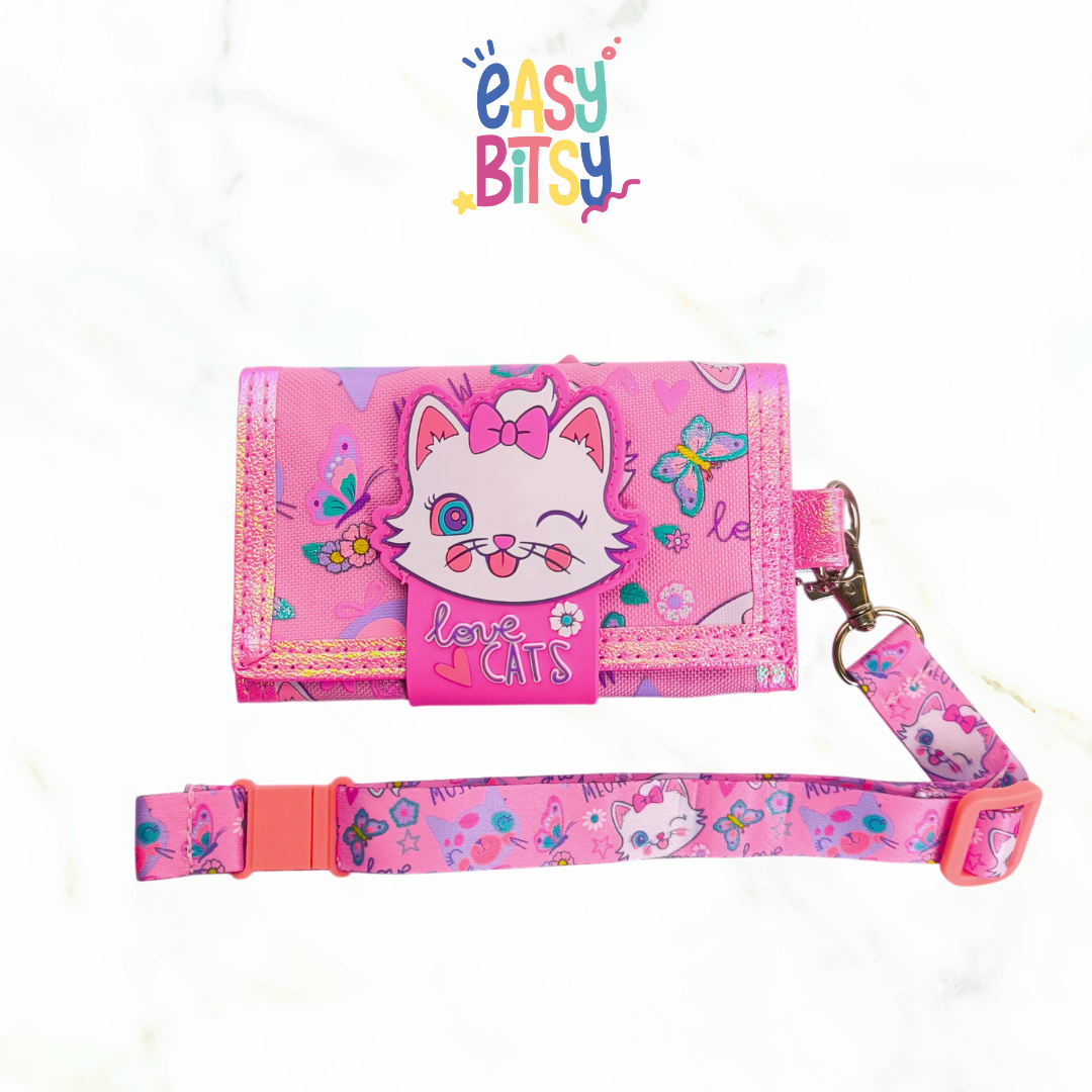 Easybitsy Dompet Mini Strap Wallet 3 Lipat Anak Laki-Laki Perempuan  PAUD-SD  - Raya Tidak ada merek