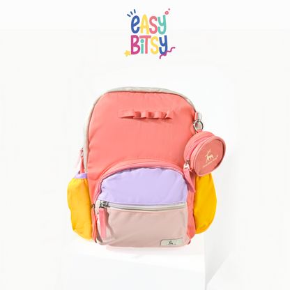Easybitsy Tas Ransel Backpack Sekolah Flintstone Sedang Anak Laki-Laki Perempuan TK SD - Colorful Tidak ada merek
