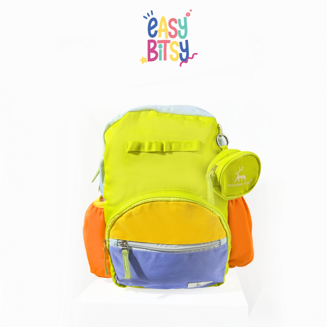 Easybitsy Tas Ransel Backpack Sekolah Flintstone Sedang Anak Laki-Laki Perempuan TK SD - Colorful Tidak ada merek