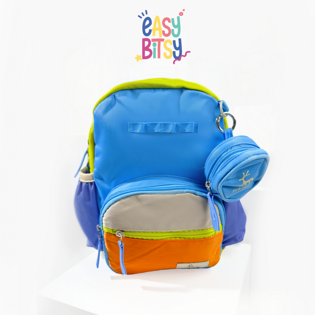 Easybitsy Tas Ransel Backpack Sekolah Flintstone Sedang Anak Laki-Laki Perempuan TK SD - Colorful Tidak ada merek