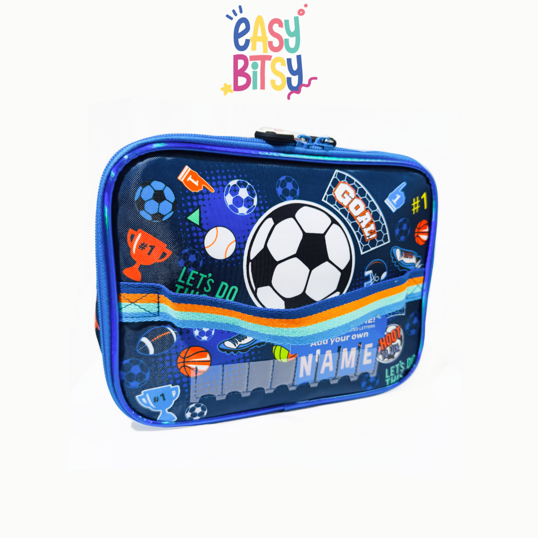 Easybitsy Tas Bekal Lunch Bag Box Single Tempat Makan Anak Laki-Laki  Perempuan TK - SD Astronot, Soccer, Cat, Unicorn - Coco Tidak ada merek