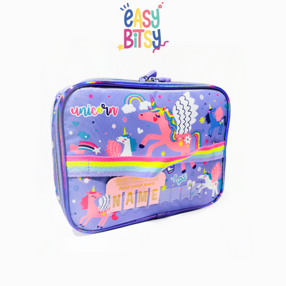 Easybitsy Tas Bekal Lunch Bag Box Single Tempat Makan Anak Laki-Laki  Perempuan TK - SD Astronot, Soccer, Cat, Unicorn - Coco Tidak ada merek