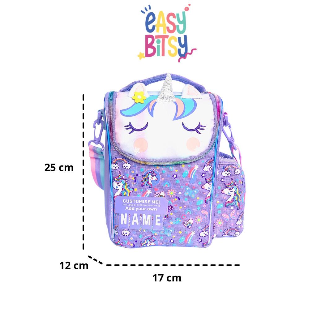 Easybitsy Tas Bekal Lunch Bag Box Tempat Makan Anak Perempuan TK - SD Unicron, Cat, Mermaid - Shifu Tidak ada merek