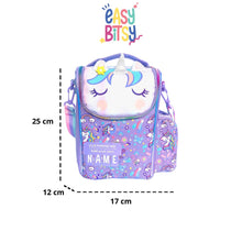 Easybitsy Tas Bekal Lunch Bag Box Tempat Makan Anak Perempuan TK - SD Unicron, Cat, Mermaid - Shifu Tidak ada merek