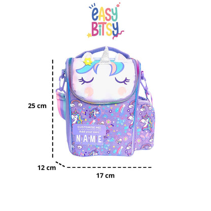 Easybitsy Tas Bekal Lunch Bag Box Tempat Makan Anak Perempuan TK - SD Unicron, Cat, Mermaid - Shifu Tidak ada merek